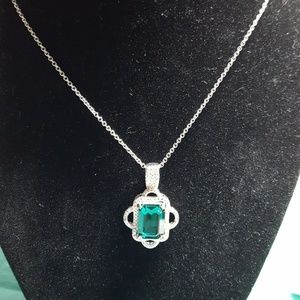 Simulated Diamond Necklace
